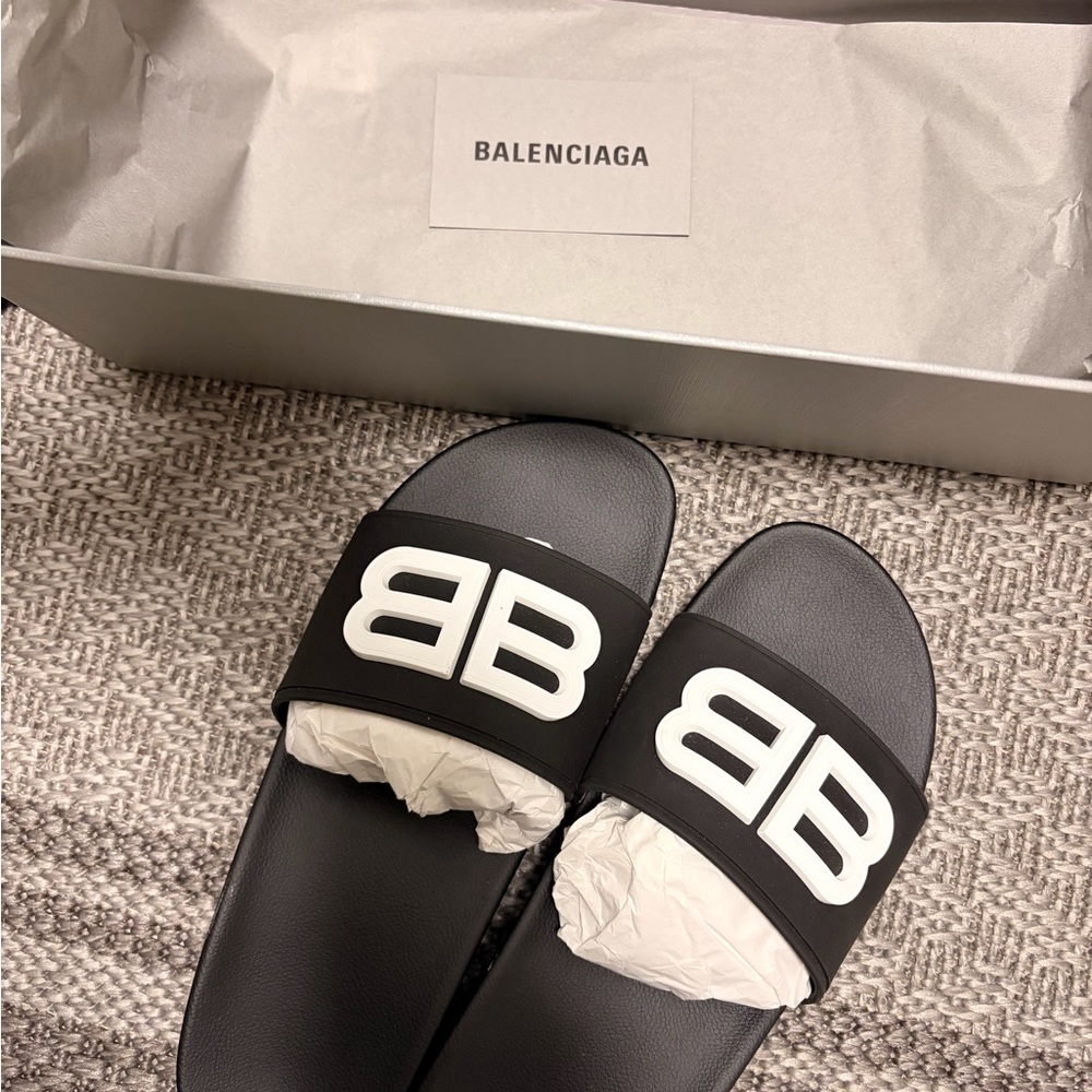 Balenciaga White Box with Black Logo